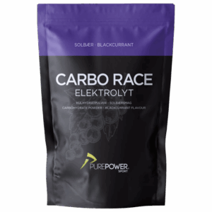 PurePower Carbo Race Elektrolyt Solbær (1 kg)