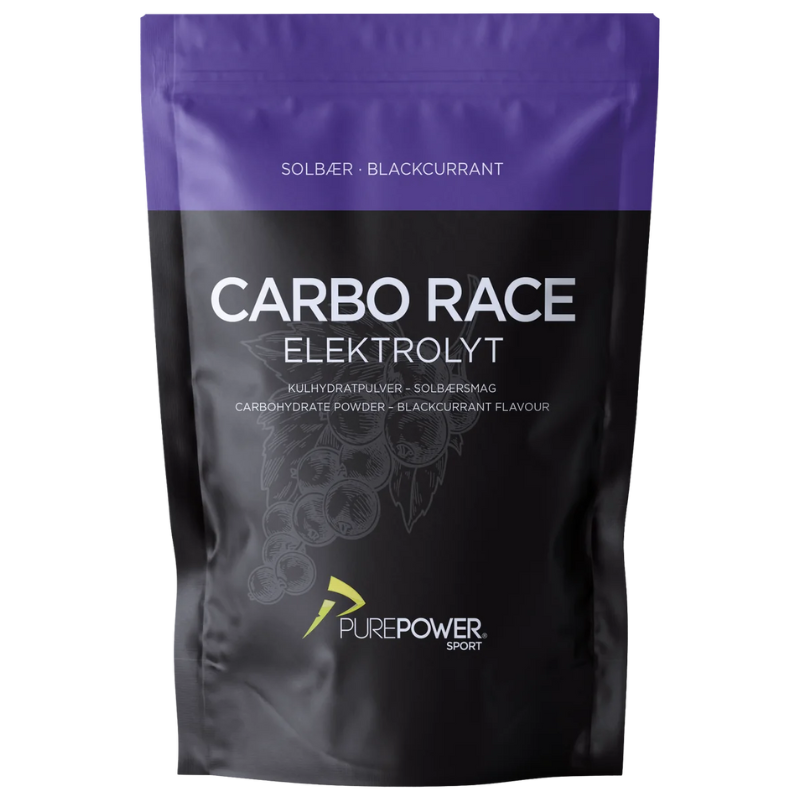 PurePower Carbo Race Elektrolyt Solbær (1 kg)