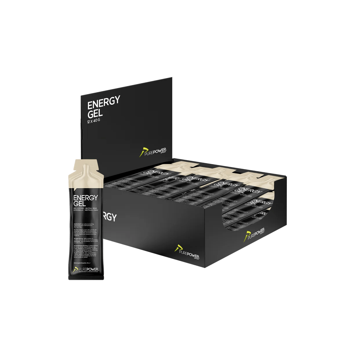 PurePower Energy Gel Koffein Neutral (12x60 g)