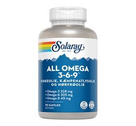 Solaray All Omega 3-6-9, 90kap.
