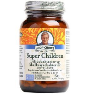 Udo´s Choice Super Children fra 5-15 år, mælkesyrebakterier, 60kap.