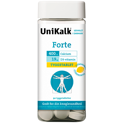 UniKalk Forte (90 tyggetabletter)