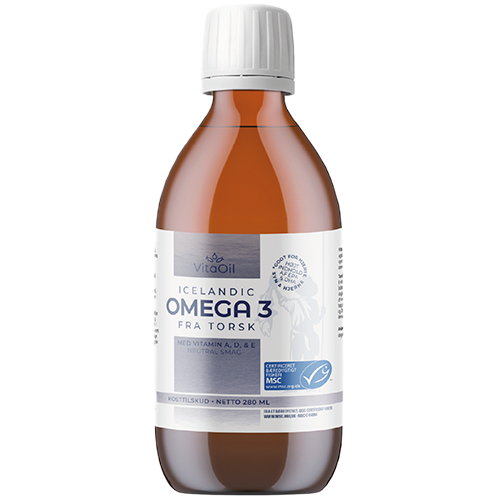 VitaOil Icelandic Omega 3 Fra Torsk (280 ml)