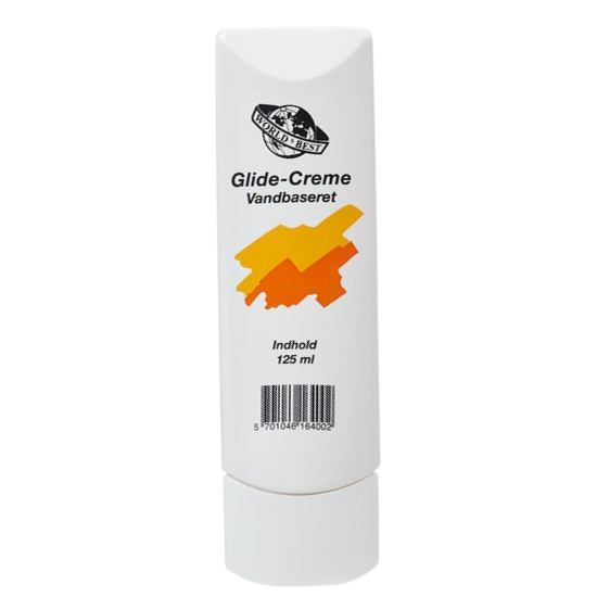 World's Best Glidecreme Vandbaseret 125 ml.