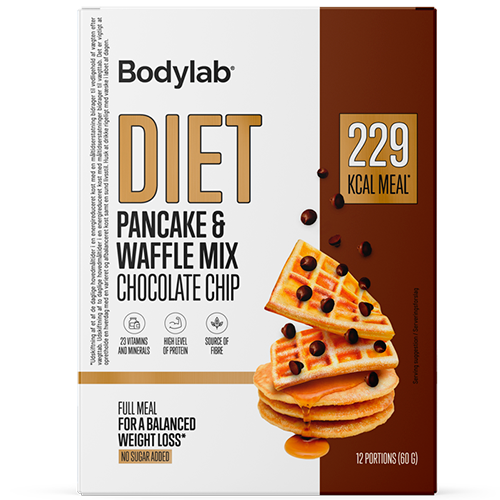 Bodylab Diet Pancake & Waffle Mix Chocolate Chip (12x60 g)