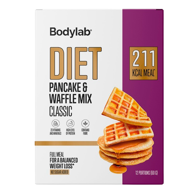 Bodylab Diet Pancake & Waffle Mix Classic (12x60 g)
