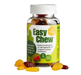 EasyChew Multivitamin m. omega 3 60 stk. DATOVARE 06-2025