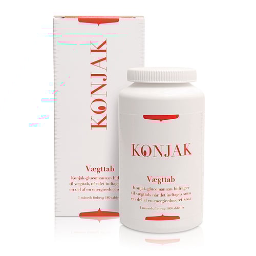 Konjak (vægtreduktion) (180 Tabl)