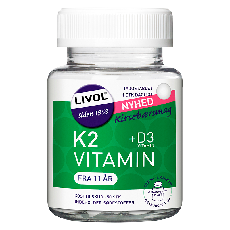 Livol K2 Vitamin (50 tyggetab)