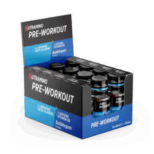 Nutramino Pre-Workout Shot - Bubblegum (12x 60ml) - Energi