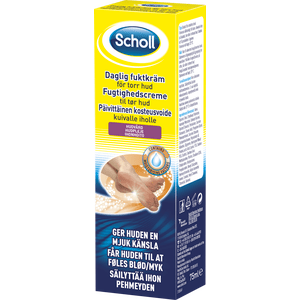Scholl Fugtighedscreme til tør hud - 75 ml
