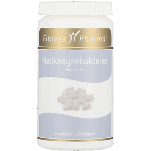 Fitness Pharma Mælkesyrebakterier Probiotika (100 kaps)