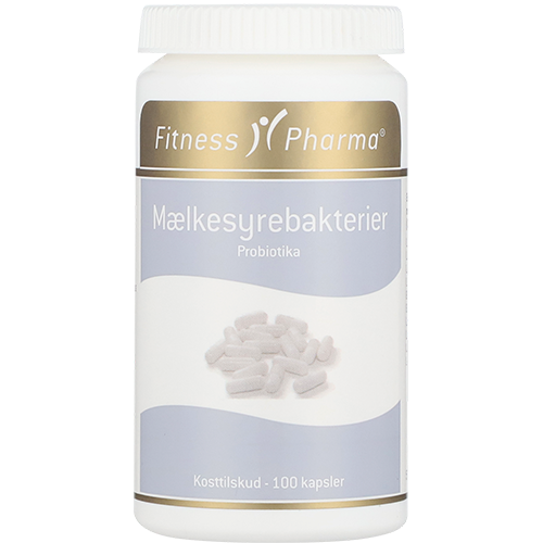 Fitness Pharma Mælkesyrebakterier Probiotika (100 kaps)