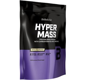 BioTechUSA Hyper Mass Protein Pulver - Vanilje - 1000g.