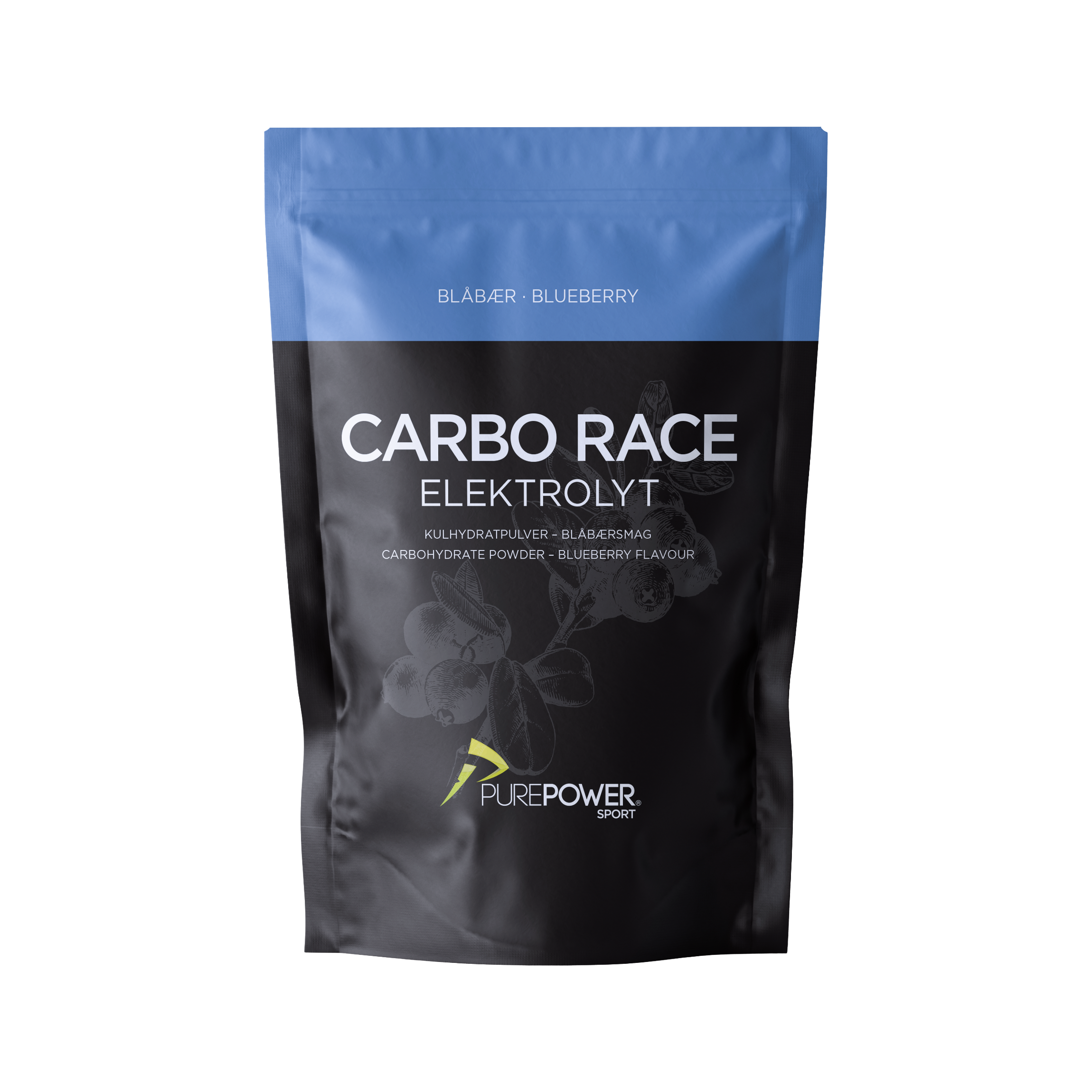Carbo Race Elektrolyt Blåbær 1 kg