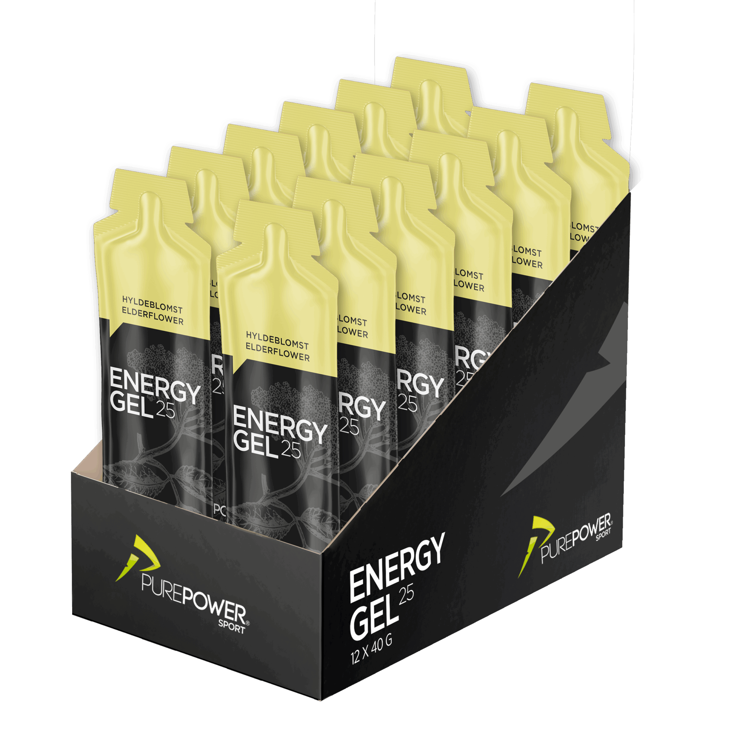 Energy Gel Hyldeblomst 12 x 40 g
