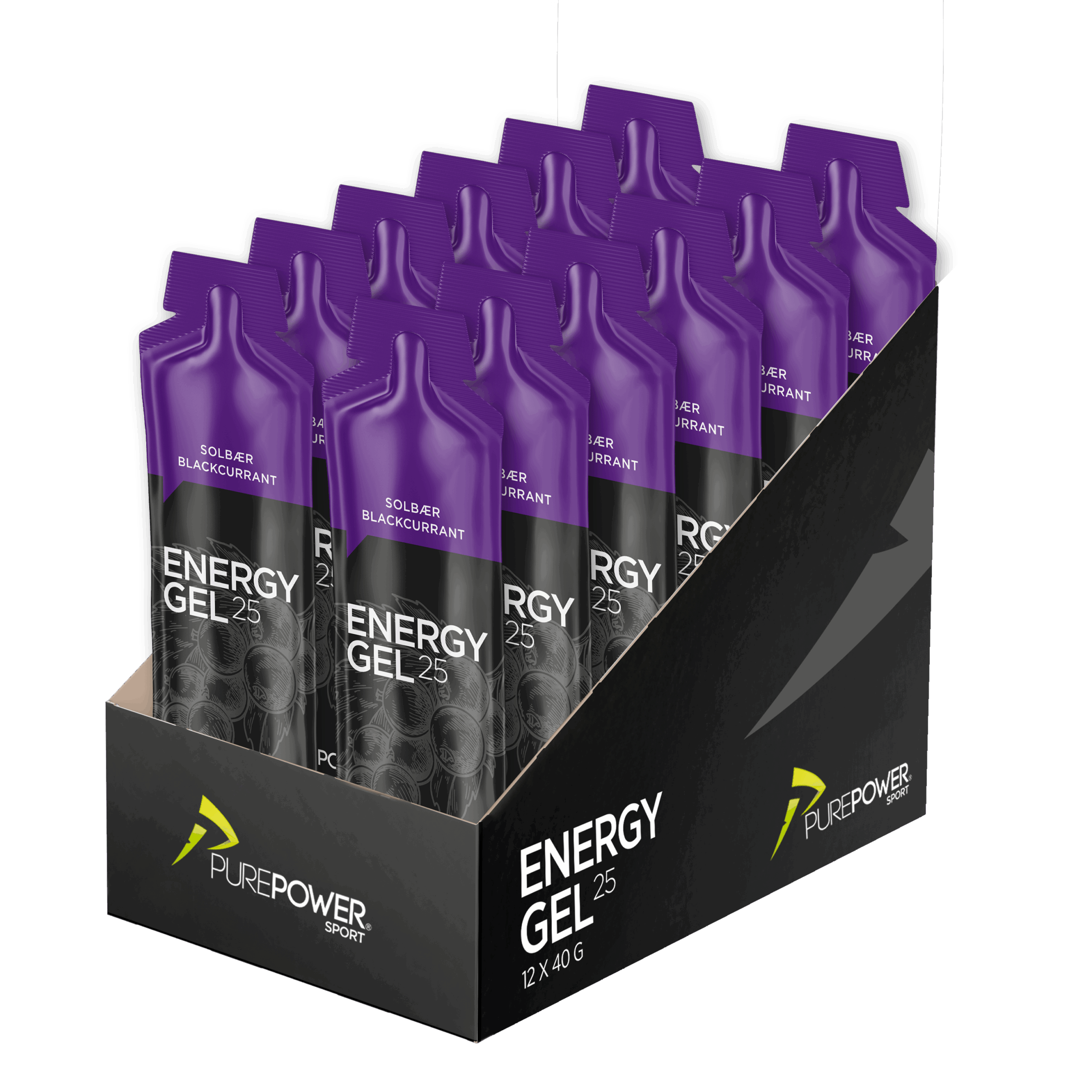 Energy Gel Solbær 12 x 40 g