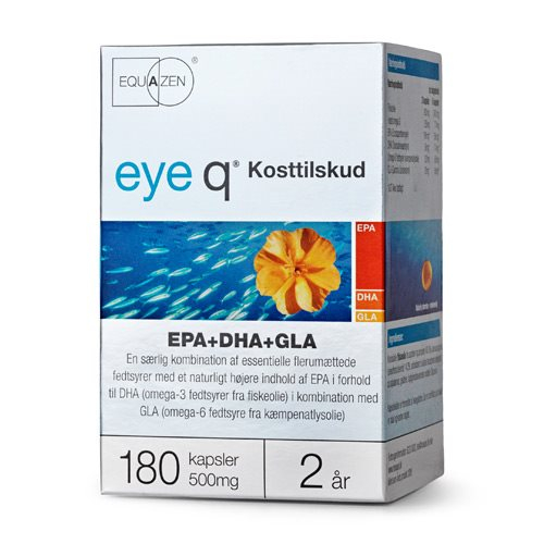 Equazen fiskeolie EPA+DHA+GLA 180 kaps.