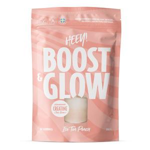 Heey! Boost & Glow Creatine + Coll-egan - Ice Tea Peach - 300 g.