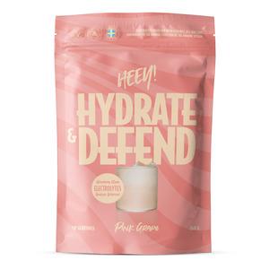 Heey! Hydrate & Defend Electrolytes - Pink Grape - 240 g.