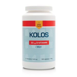 Kolos D-vitamin 30 mcg - 180 tab
