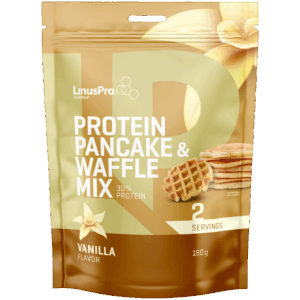 LinusPro Pancake & Wafflemix - Vanilje 180G.