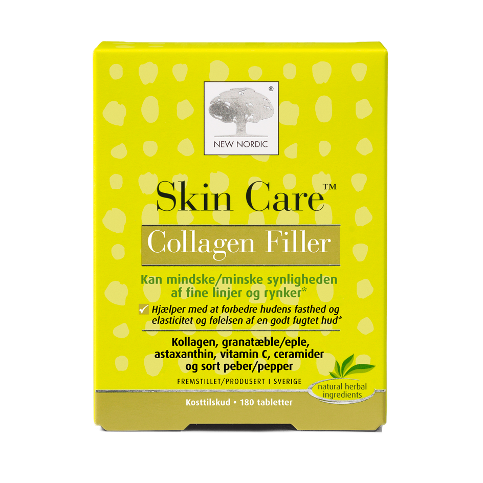 New Nordic Collagen Filler • 180 tabl. - DATOVARE 06/2025