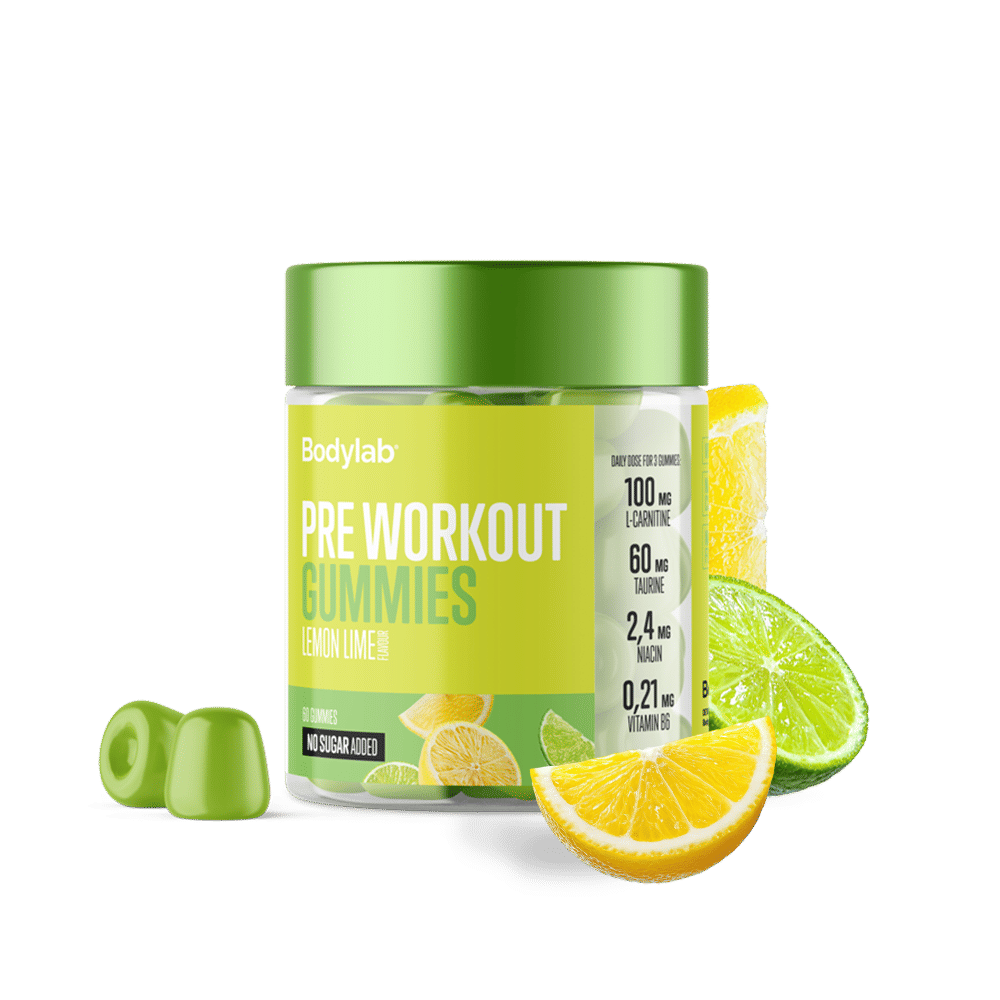 Pre Workout Gummies (60 stk) - Lemon Lime