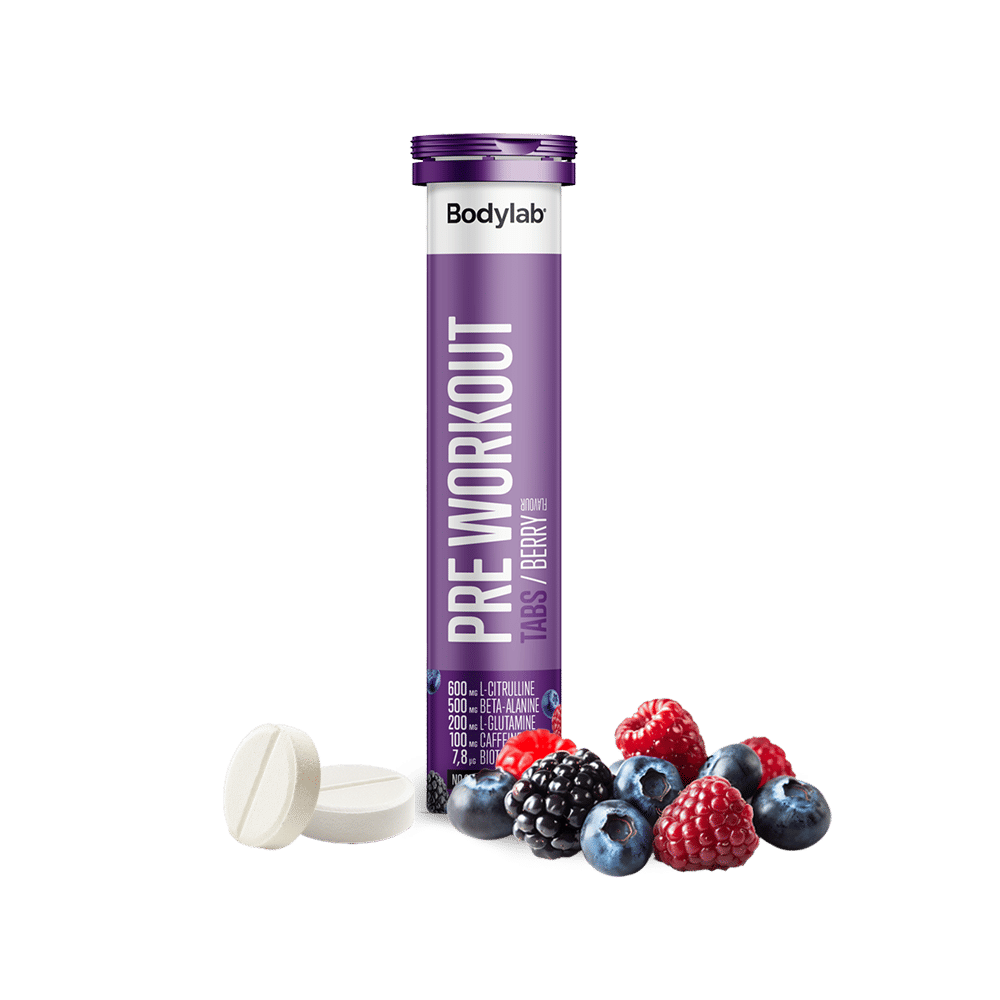 Pre Workout Tabs (20 stk) - Berry