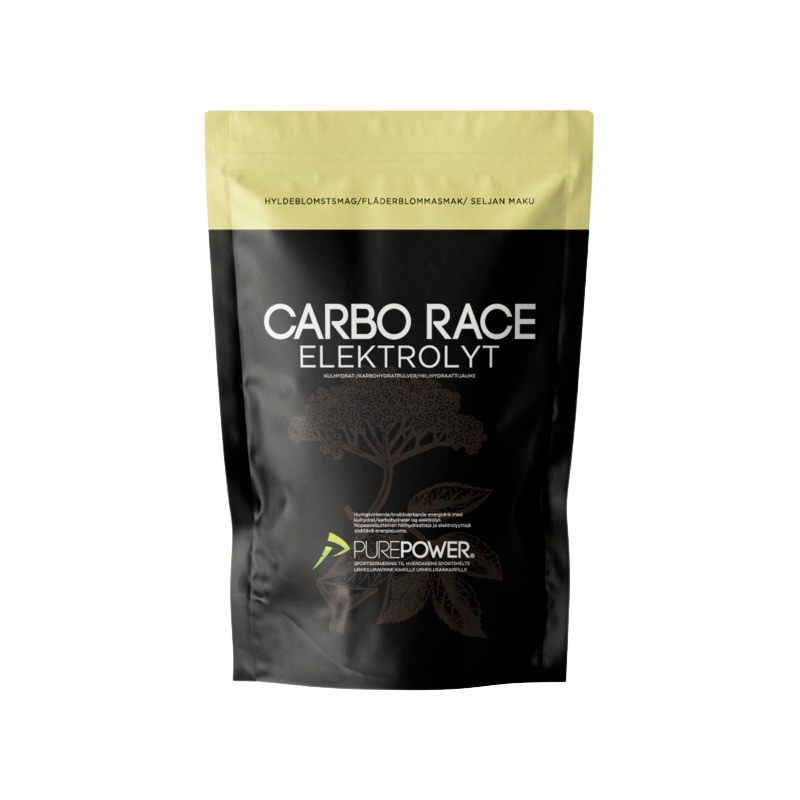 PurePower Carbo Race Elektrolyt Hyldeblomst 1 kg