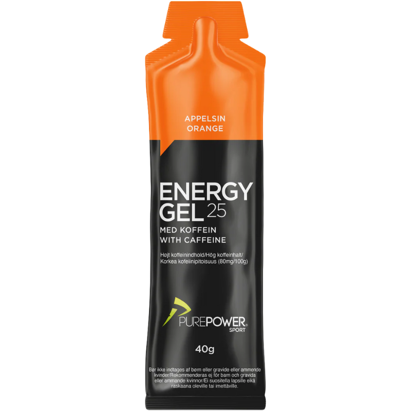 PurePower Energy Gel Koffein Appelsin (40 g)