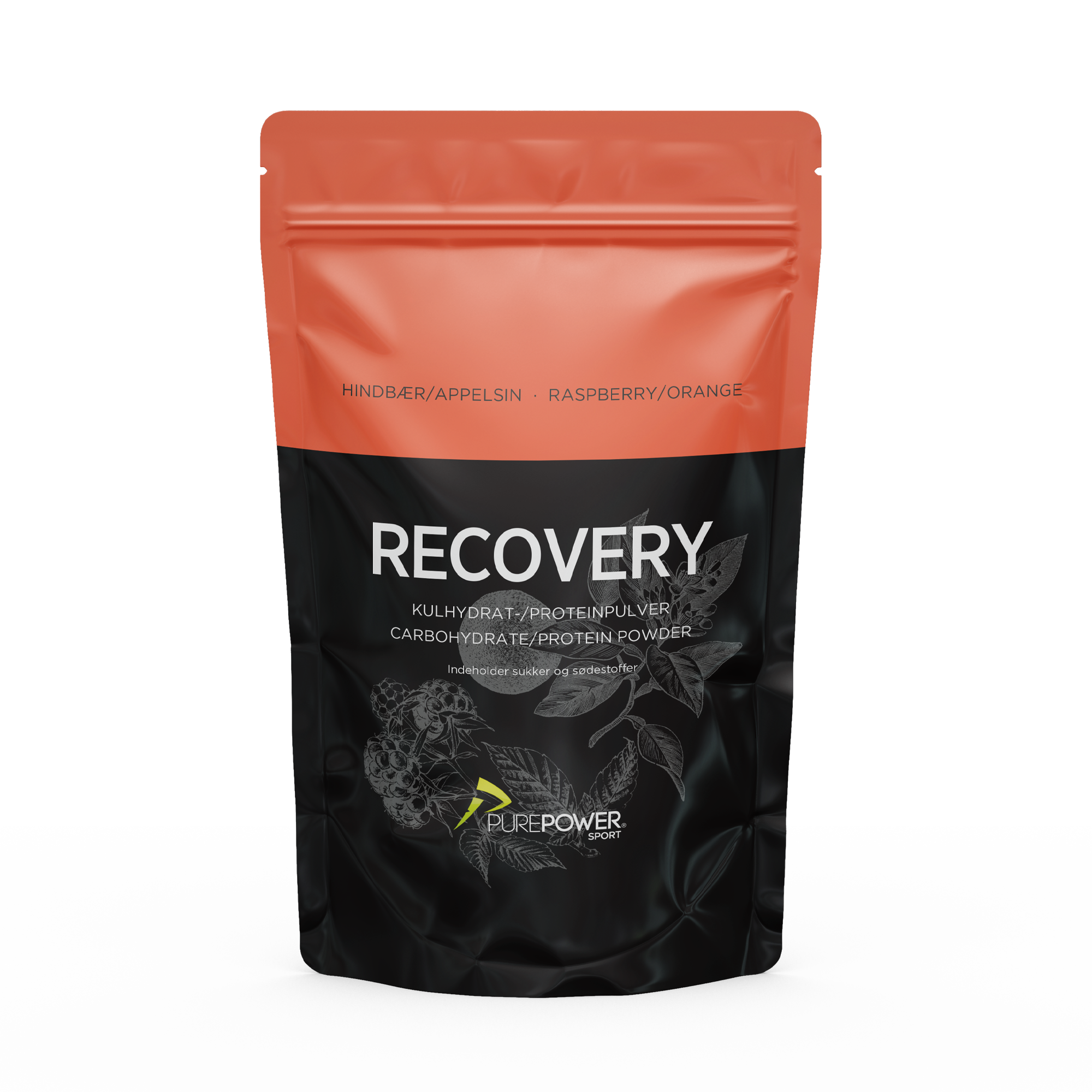 Recovery Hindbær/Appelsin 400 g