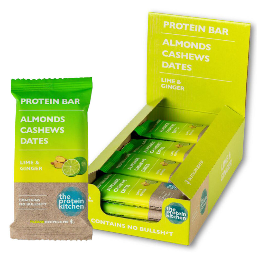 The Protein Kitchen Bar - Lime & Ginger (12x 50g) - Proteinbarer