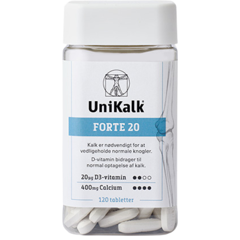 Unikalk Forte 20 (120 stk)