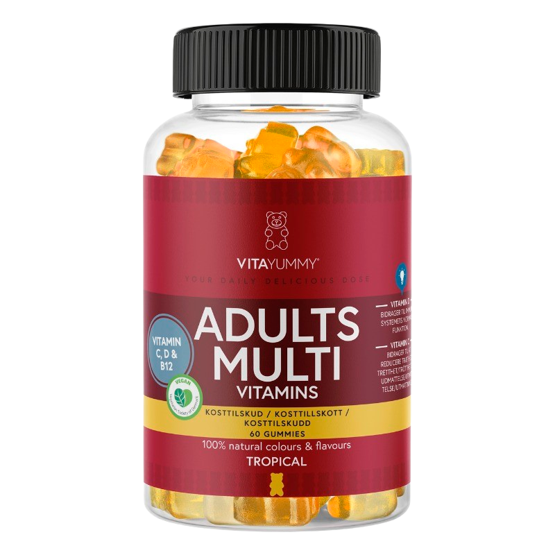 VitaYummy Adults Multivitamin Tropical (60 stk)