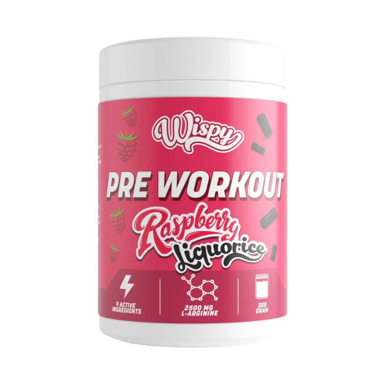 Wispy Pre Workout Raspberry Liquorice (350 g)