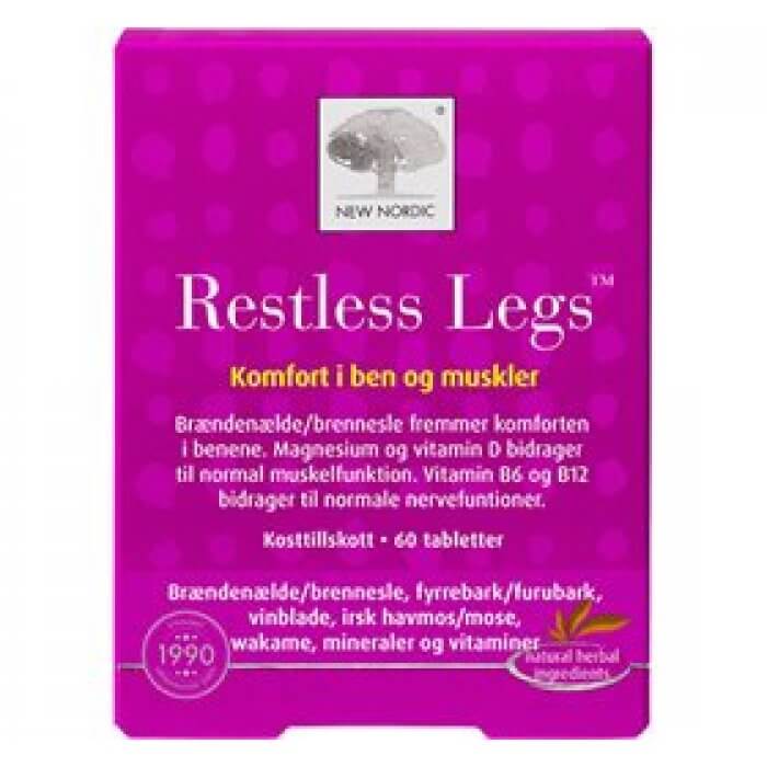 New Nordic restless legs kosttilskud mod trætte ben og tunge ben urolige ben