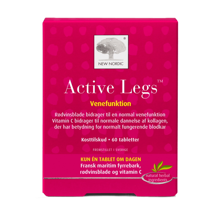 active legs new nordic aktive ben kosttilskud