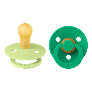 BIBS Colour 2 pack Latex Str. 1 Matcha/Cactus - 2 stk.