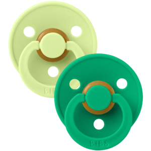 Bibs Pacifier Colour Latex Size 2 Matcha/Cactus (2 stk)
