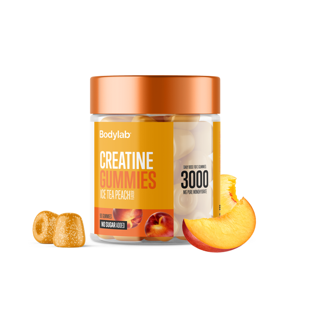 Bodylab Creatine Gummies Ice Tea Peach, 90 stk.