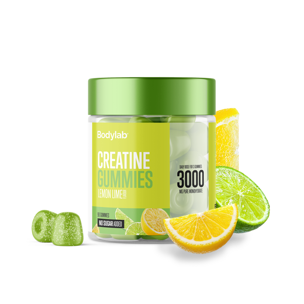 Bodylab Creatine Gummies Lemon Lime, 90 stk.