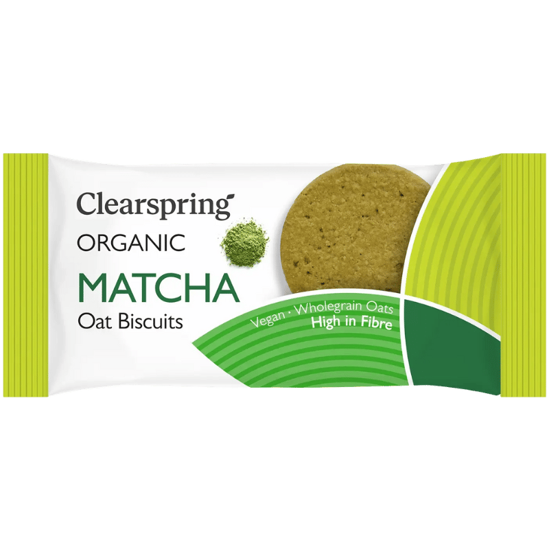Clearspring Havrekiks Matcha Ø (40 g)