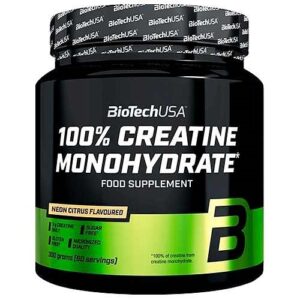 Creatine Monohydrate Neon Citrus - 300 gr - BioTechUSA