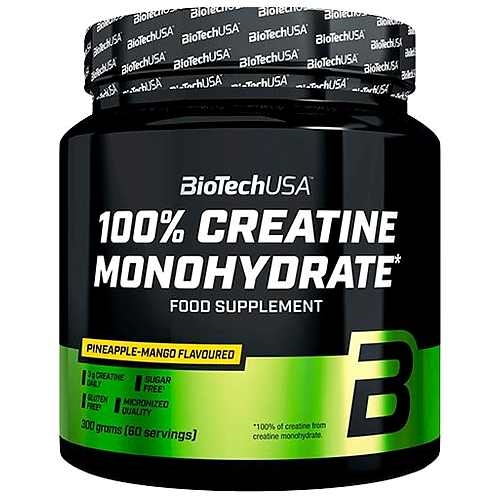 Creatine Monohydrate Pineapple-Mango - 300 gr - BioTechUSA