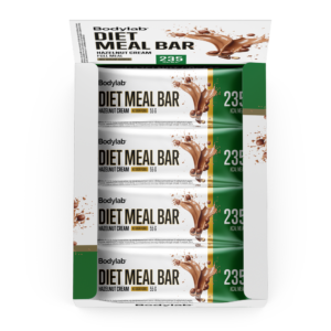 Diet Meal Bar (12 x 55 g) - Hazelnut Cream (Bedst før 21-08-2026)