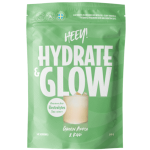 Heey! Hydrate & Glow Electrolytes + Coll-egan® Green Apple & Kiwi (240 g)