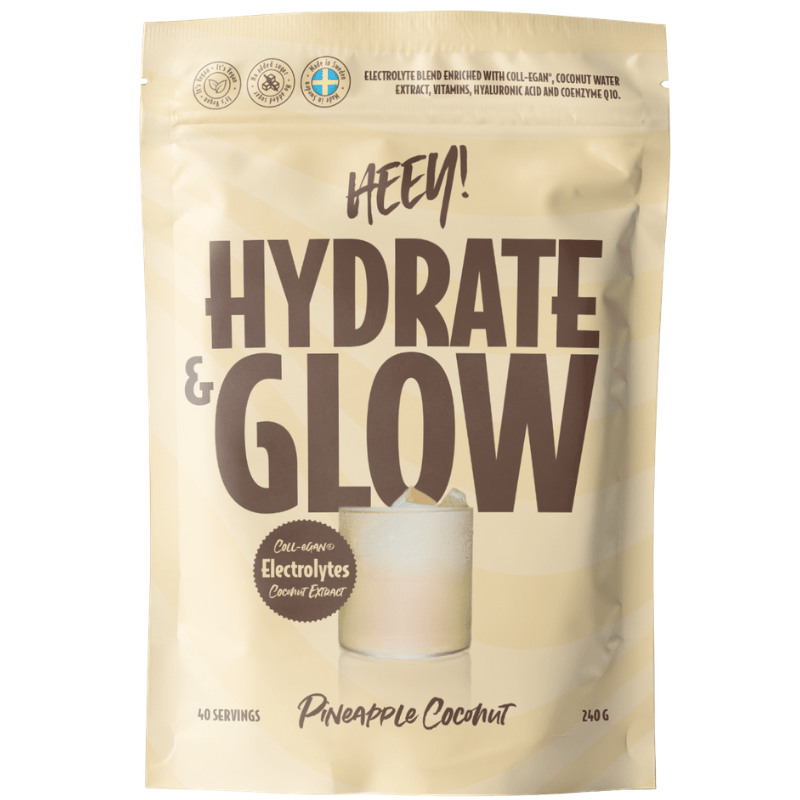 Heey! Hydrate & Glow Electrolytes + Coll-eganÂ® Pineapple Coconut (240 g)