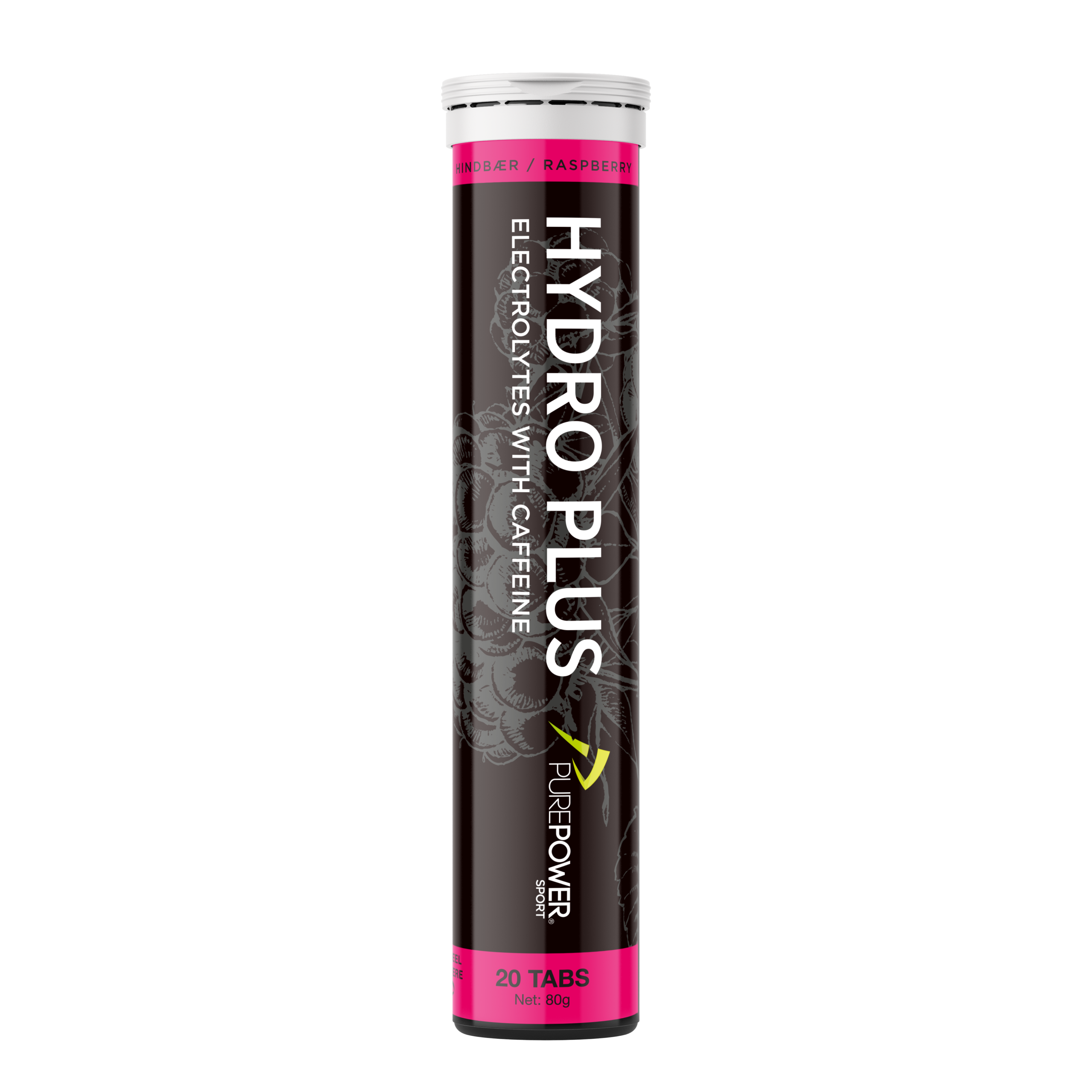 Hydro Plus hindbær 20 tabs