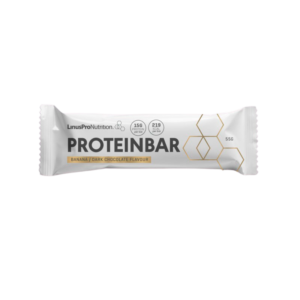 LinusPro Nutrition Protein Bar Banana & dark Chocolate 55 g.